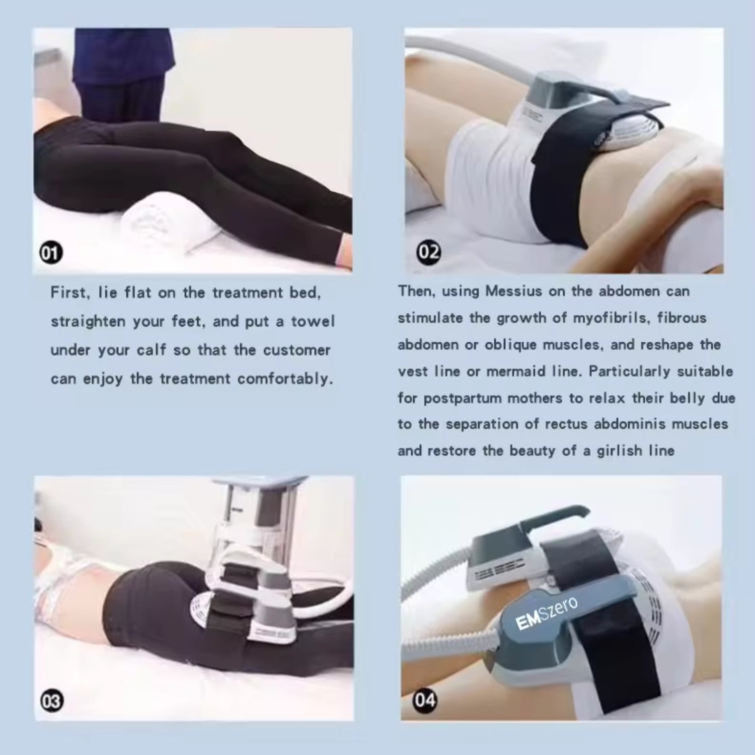 EMZERO ESTIMULACION MUSCULAR EMS EMSCULPEquipo cabina spaIEF - CLINIC LABORATORIOS