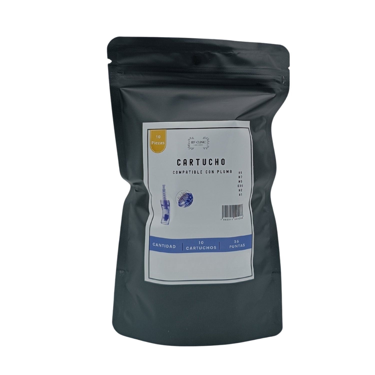 10 CARTUCHO AGUJA PARA DERMAPEN DR PEN TIPO BAYONETA MODELOS A1 A6 M7 M5 E30 N2