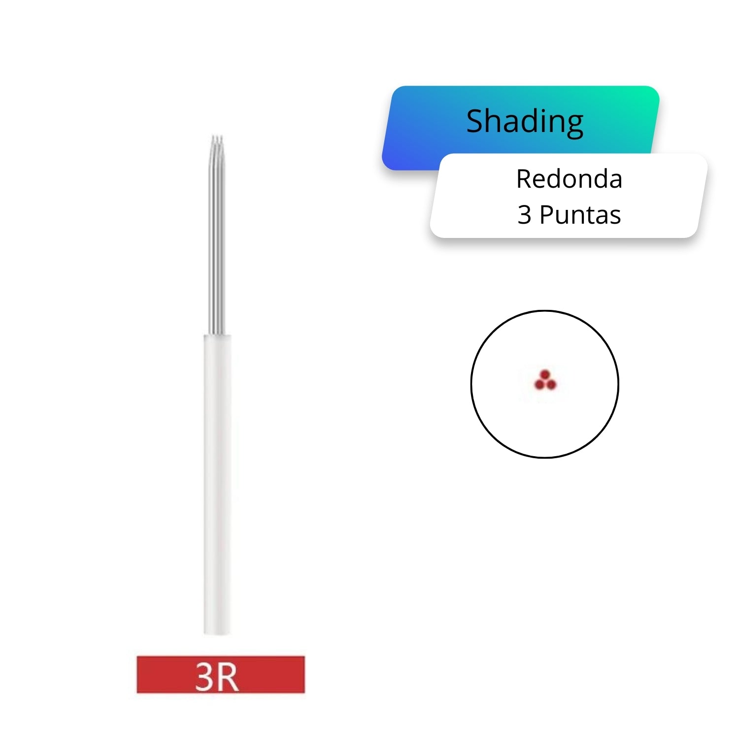 AGUJA SHADING REDONDA MICROBLADING CIRCULARIEF - CLINIC LABORATORIOS