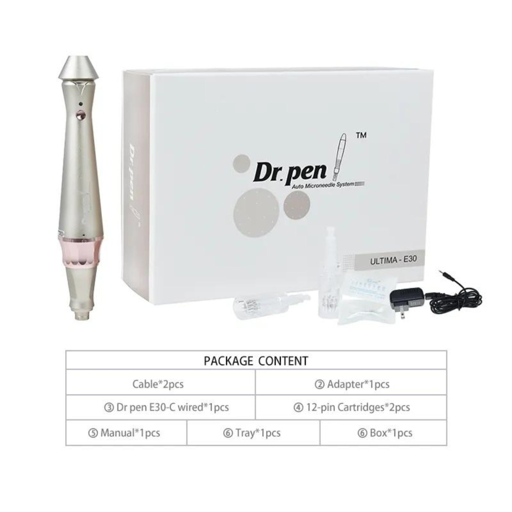 EQUIPO DR PEN E30 DERMAPEN ALAMBRICOIEF - CLINIC LABORATORIOS