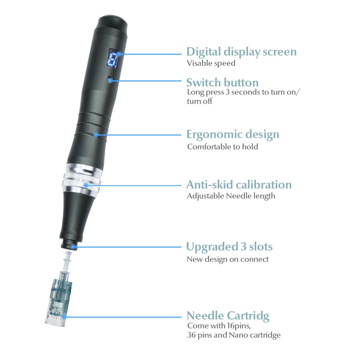 EQUIPO DR PEN M8 DERMAPEN PLUMA MICRO AGUJASIEF - CLINIC LABORATORIOS