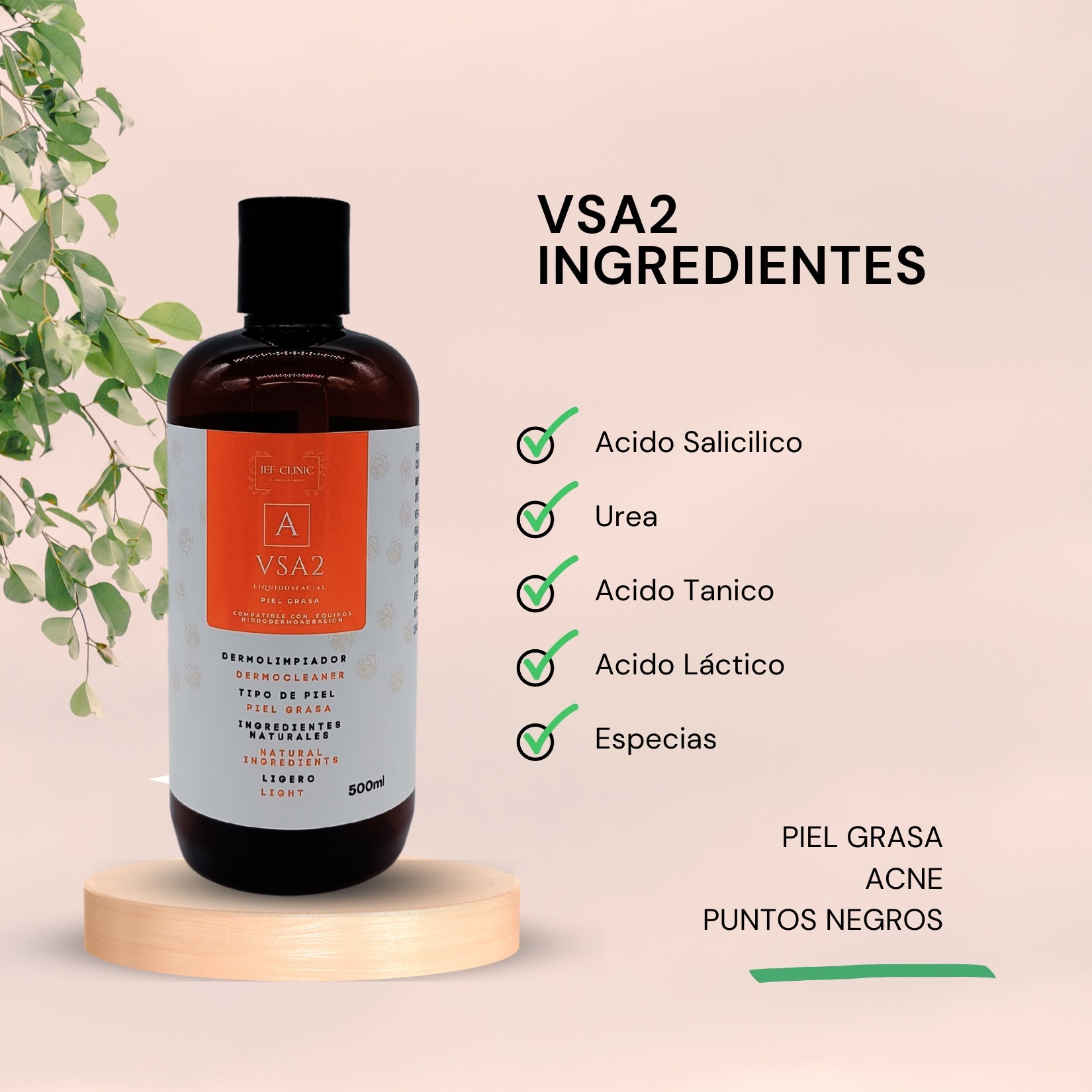 HIDRAFACIAL LIQUIDOS 500ML A B C VAS1 VSA2 VAO3Equipo cabina spa#