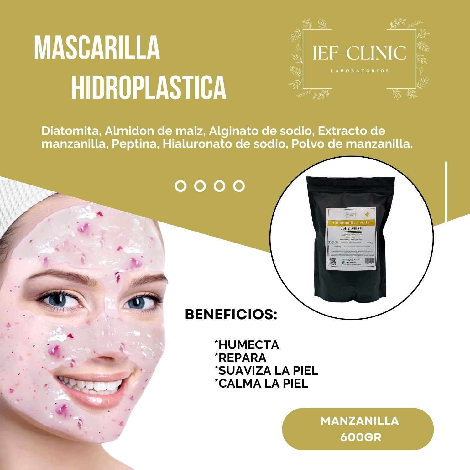 MASCARILLA HIDROPLASTICA PROFESIONAL JELLY MASK 600GRCUIDADO DE LA PIEL#