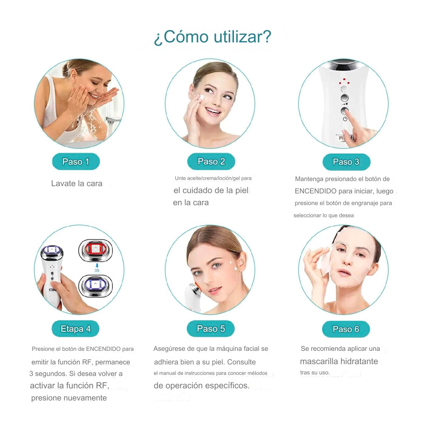 MINI HIFU PORTATIL FACIAL ANTIEDADEquipo AntiedadIEF - CLINIC LABORATORIOS