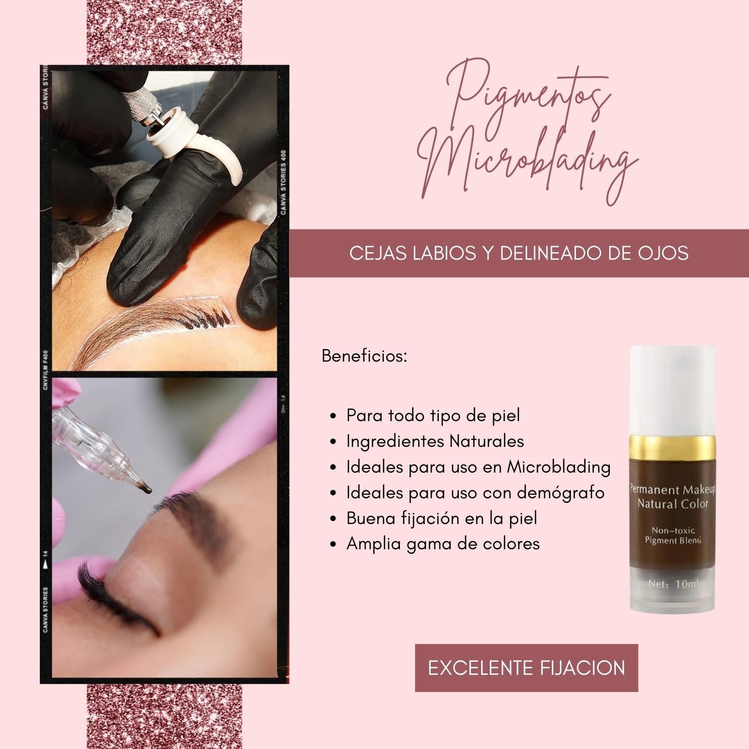 PIGMENTO PREMIUM MICROBLADING OJOS Y LABIOSIEF - CLINIC LABORATORIOS