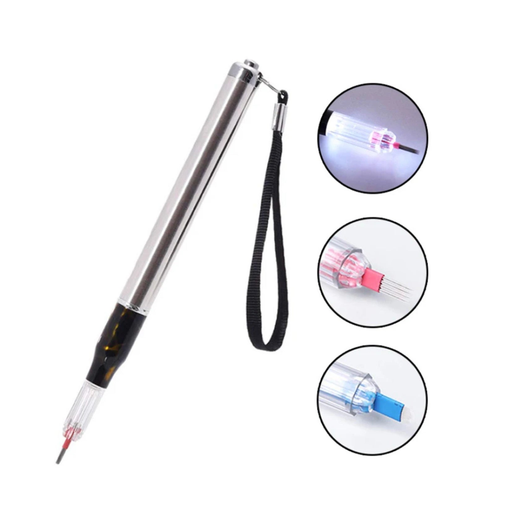 PLUMA INDUCTOR PARA MICROBLADING CON LUZ LEDMicroblading