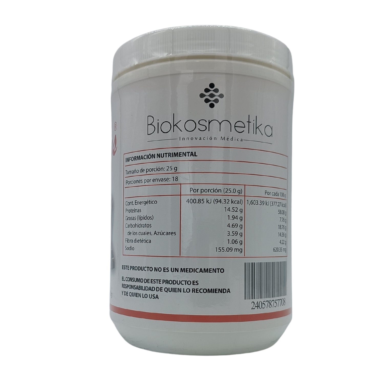 POTEIN PLUS MALTEADA 450GR BIOKOSMETIKAIEF - CLINIC LABORATORIOS