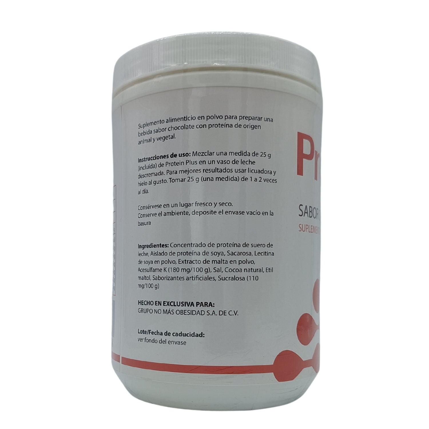 POTEIN PLUS MALTEADA 450GR BIOKOSMETIKAIEF - CLINIC LABORATORIOS