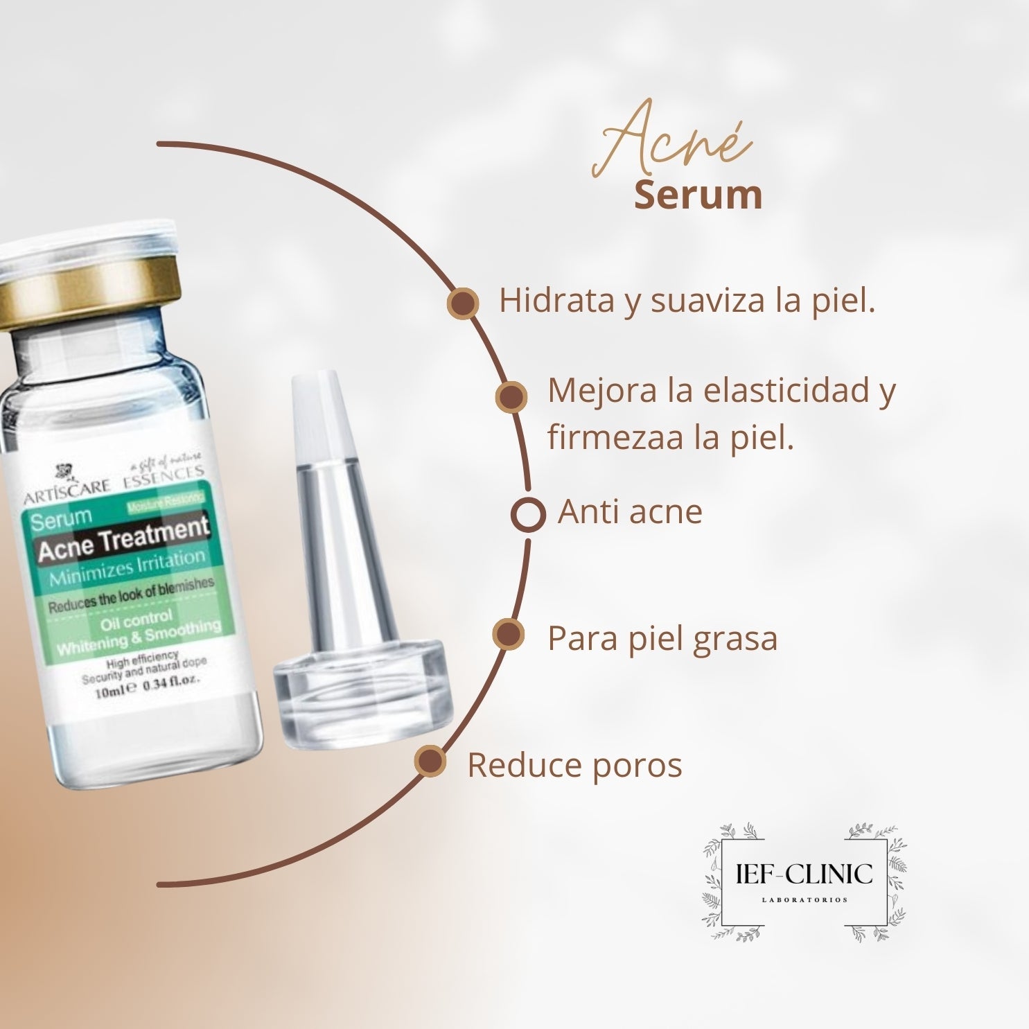 SERUM ANTIEDAD ARTISCARECUIDADO DE LA PIELIEF - CLINIC LABORATORIOS