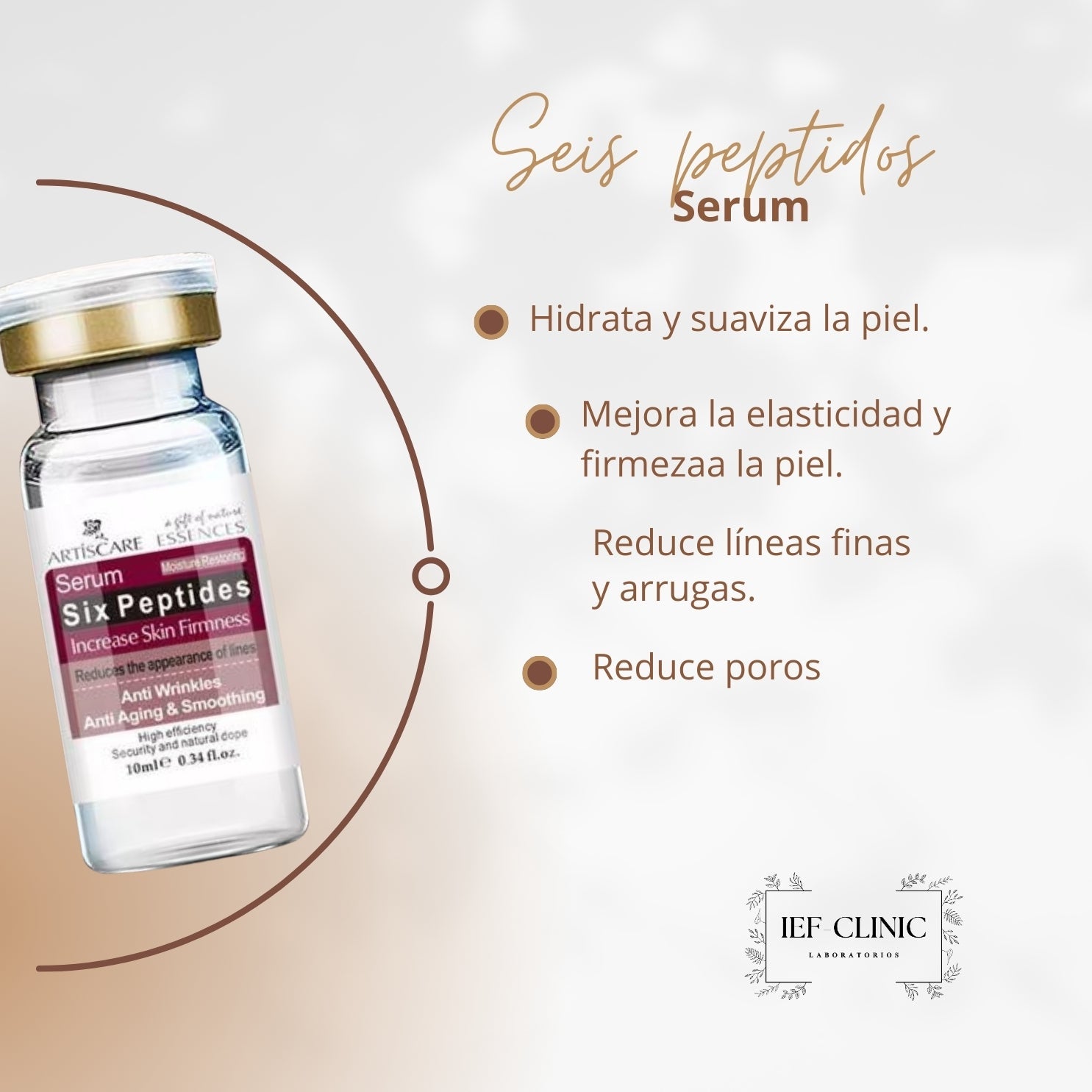 SERUM ANTIEDAD ARTISCARECUIDADO DE LA PIELIEF - CLINIC LABORATORIOS