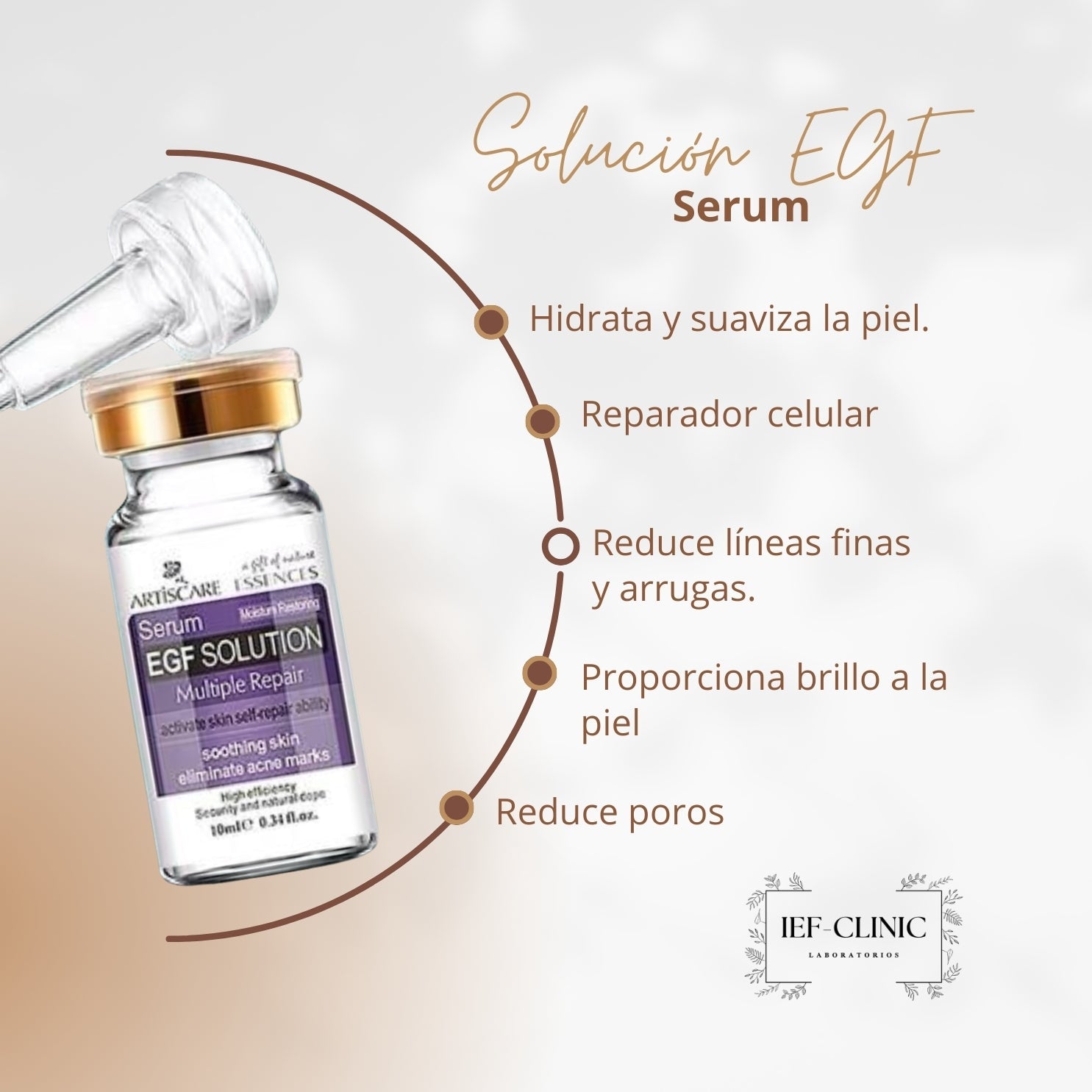 SERUM ANTIEDAD ARTISCARECUIDADO DE LA PIELIEF - CLINIC LABORATORIOS