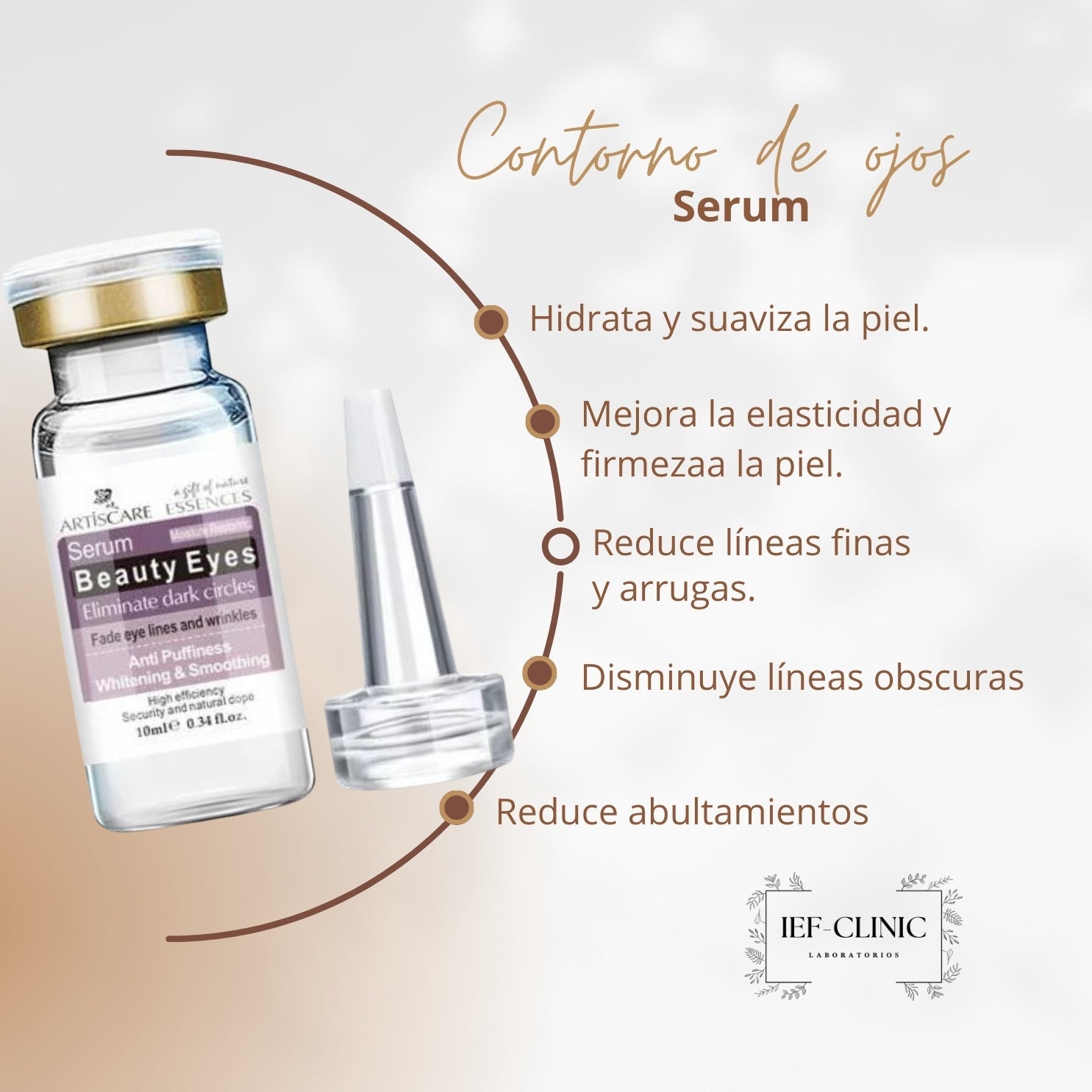 SERUM ANTIEDAD ARTISCARECUIDADO DE LA PIELIEF - CLINIC LABORATORIOS