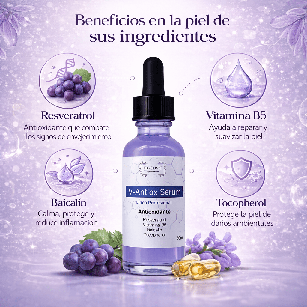 V - ANTIOX SERUM 30ML ANTIOXIDANTE RESVERATROLCUIDADO DE LA PIEL
