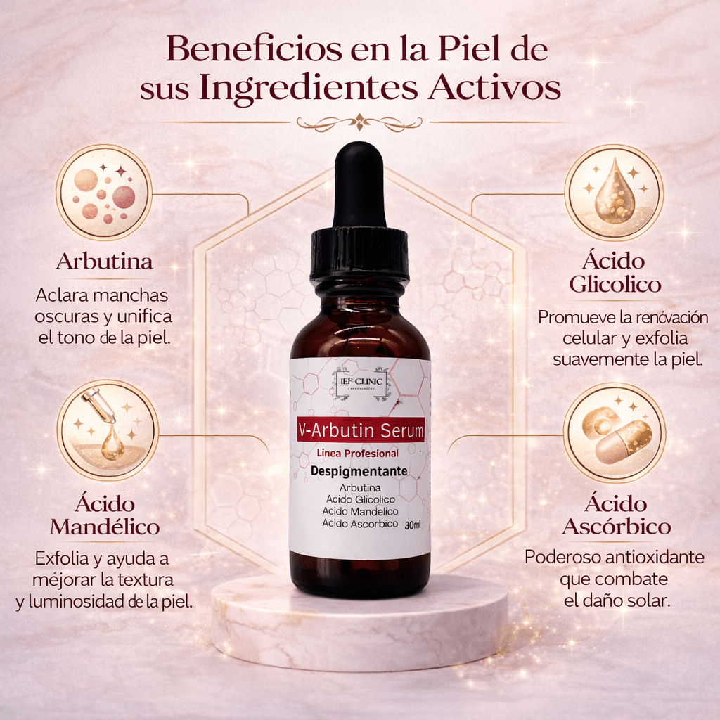 V - ARBUTIN SERUM DESPIGMENTANTE ARBUTINACUIDADO DE LA PIEL