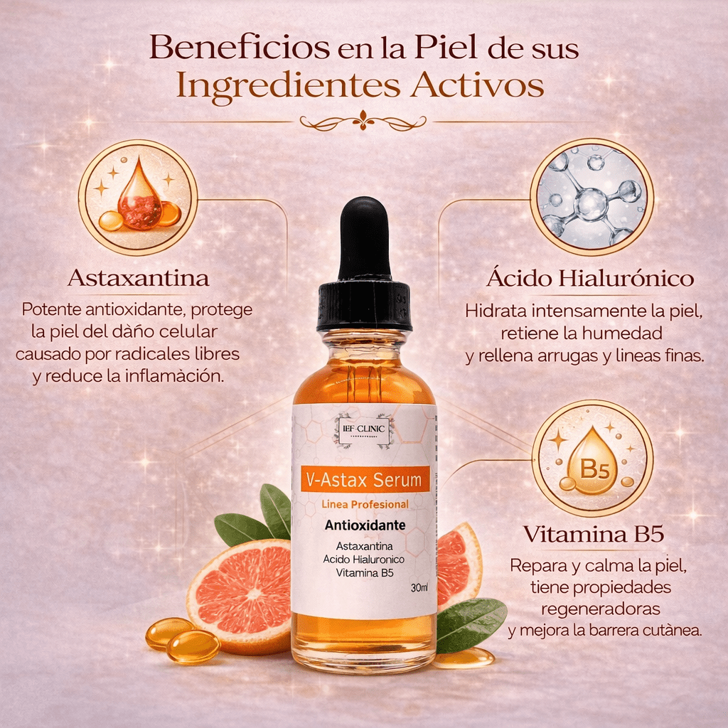 V - ASTAX SERUM 30ML ANTIOXIDANTE ASTAXANTINASerum
