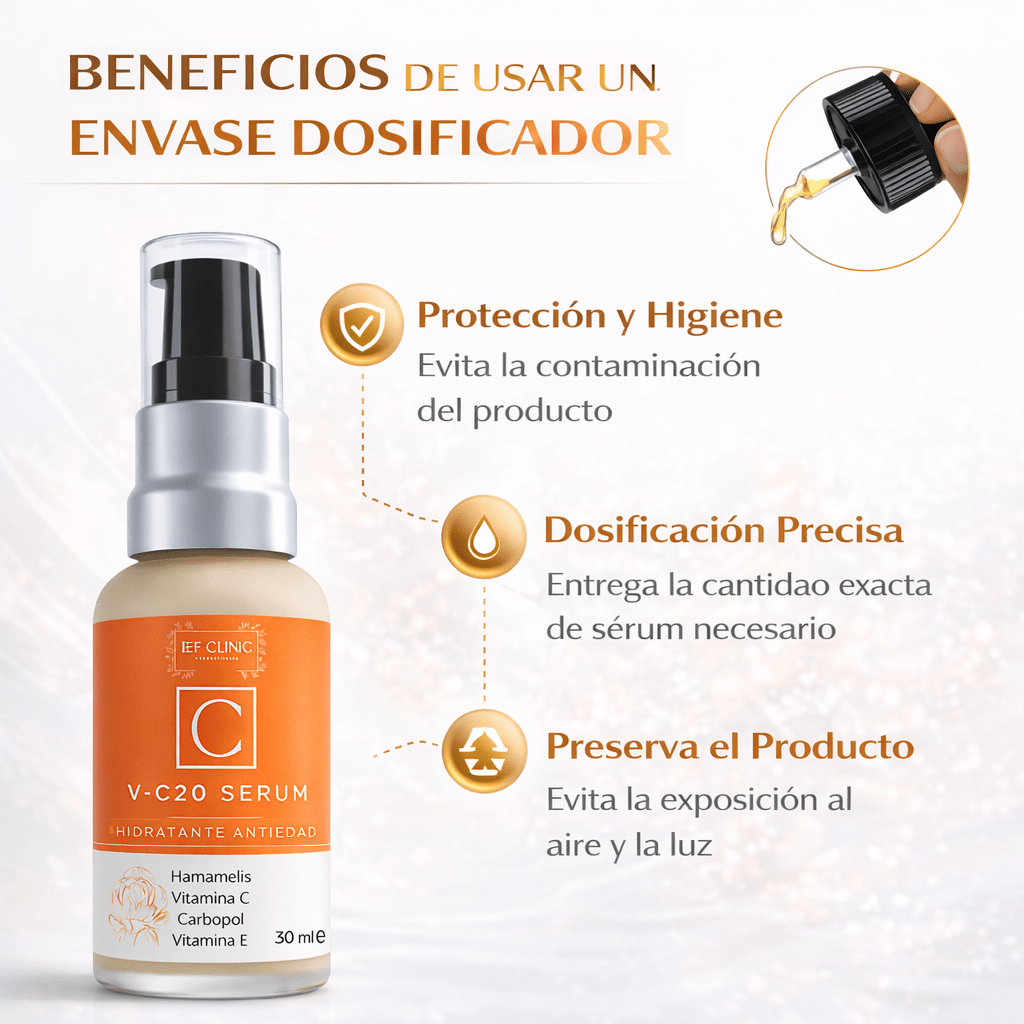 V - C20 SERUM CON VITAMINA C VITAMINAS Y BLOQUEDOR SOLARCUIDADO DE LA PIEL