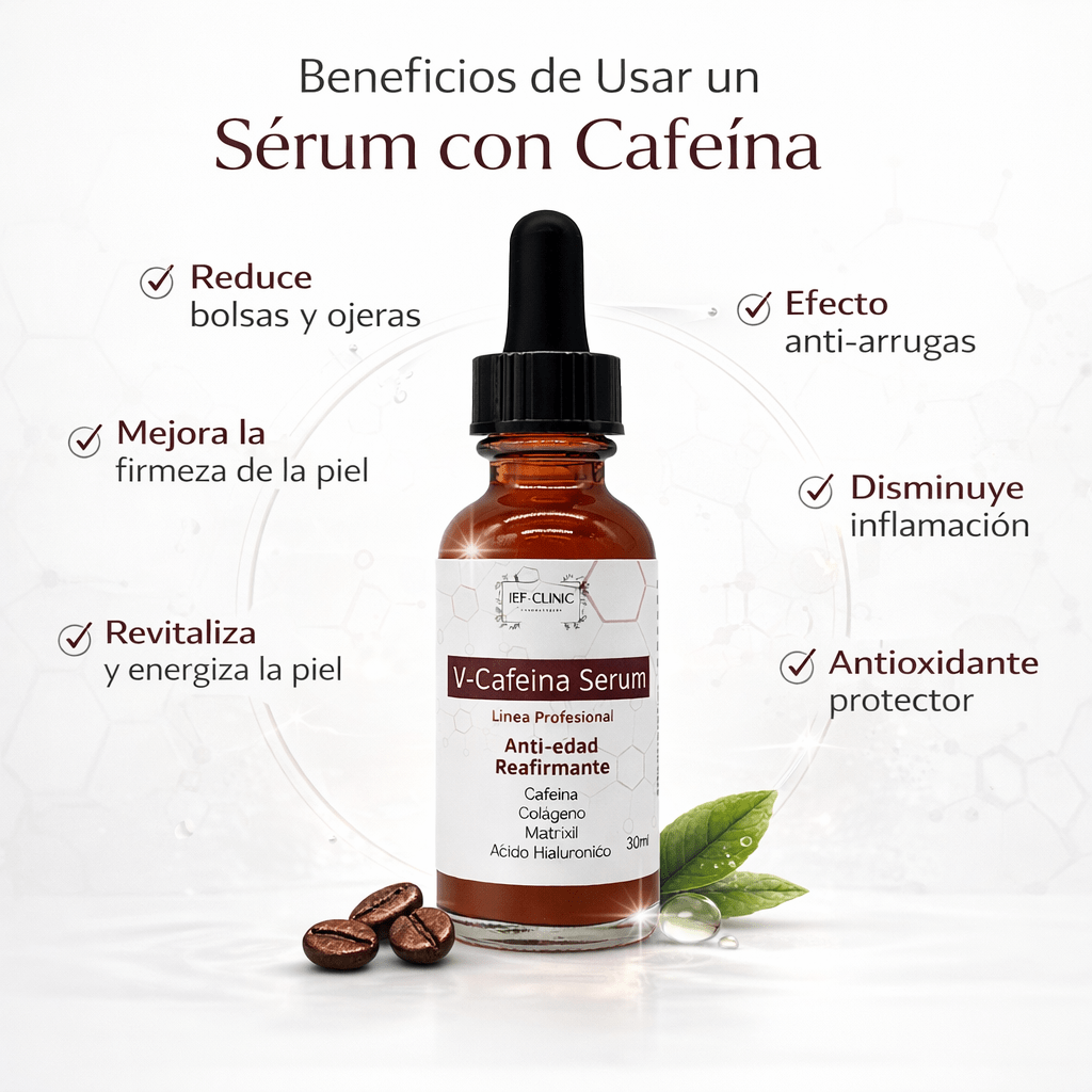 V - CAFEINA SERUM CAFEINA COLAGENO MATRIXIL ACIDO HIALURONICOSerum