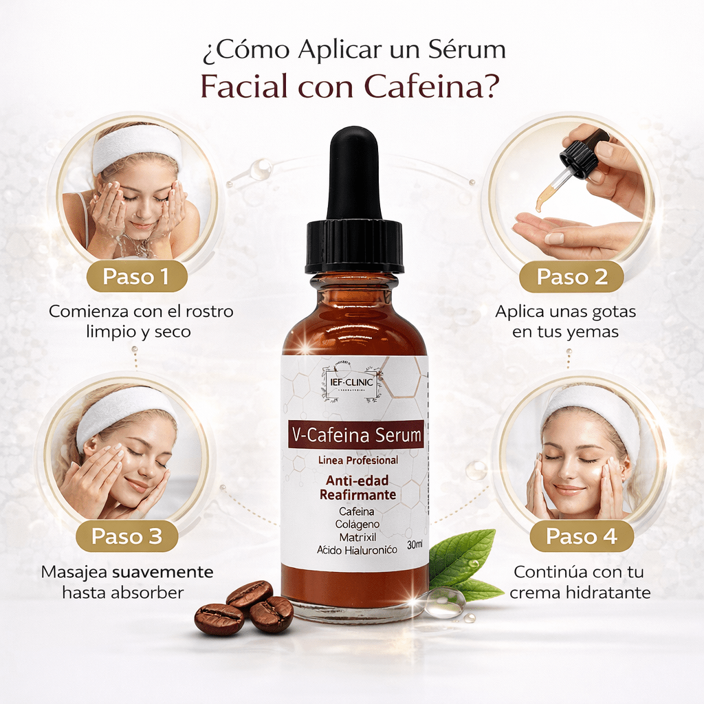 V - CAFEINA SERUM CAFEINA COLAGENO MATRIXIL ACIDO HIALURONICOSerum