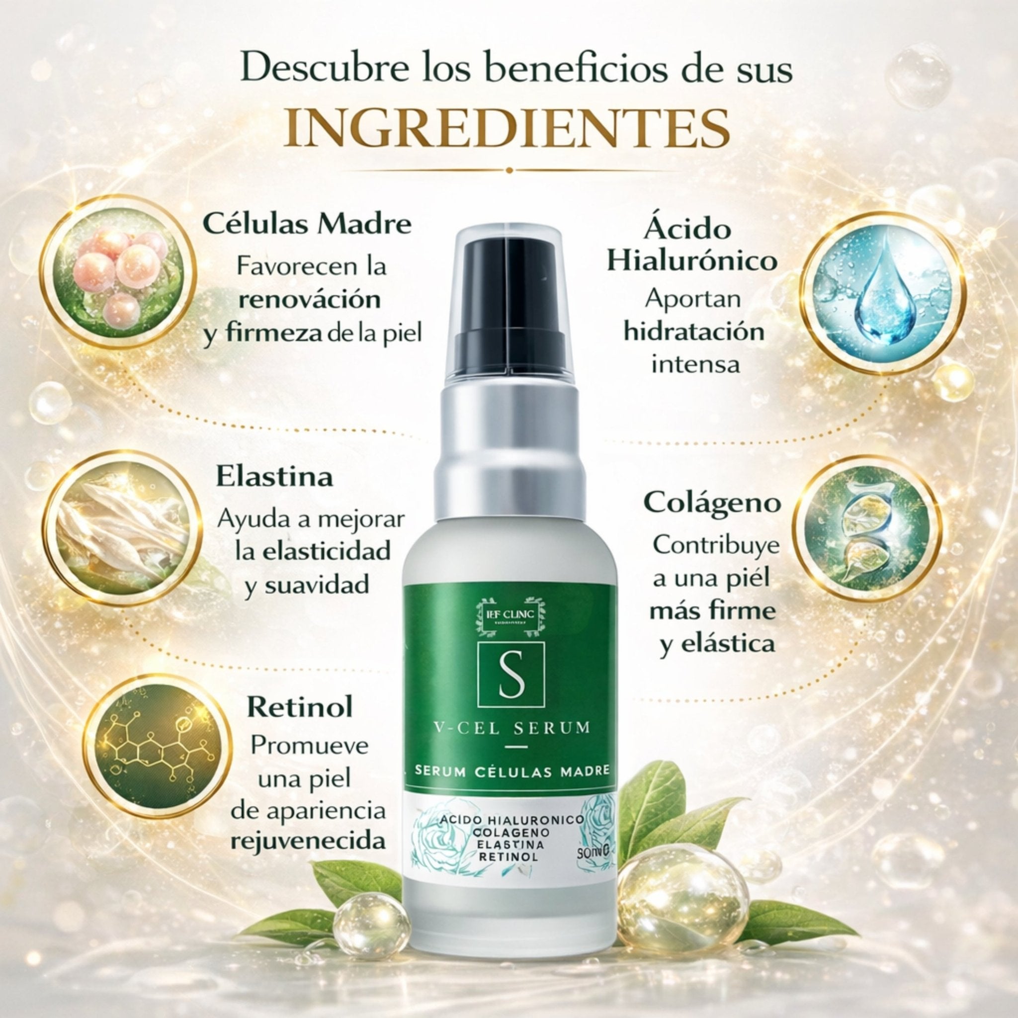V - CEL SERUM CELULAS MADRE Y PROTECTOR SOLARSerum