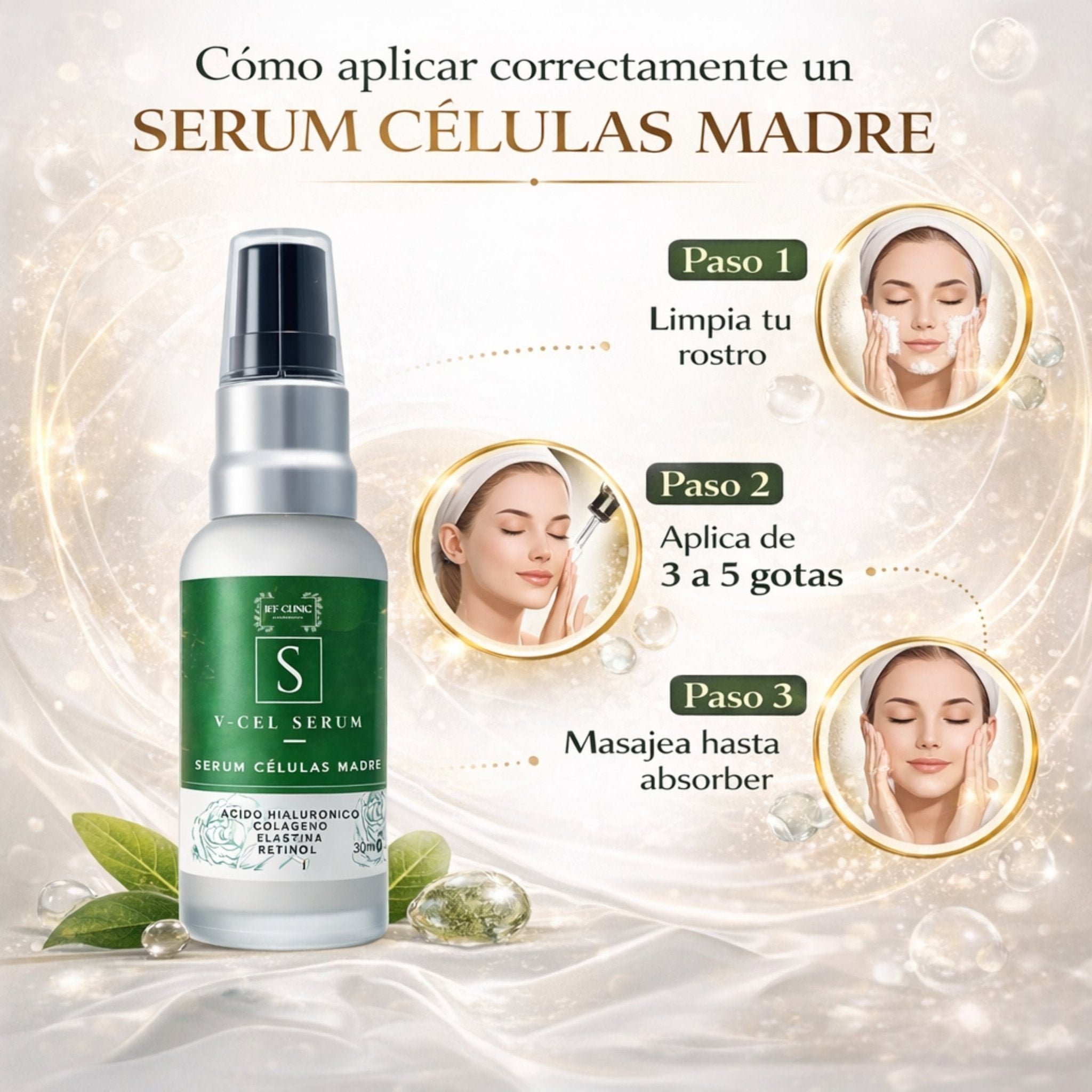 V - CEL SERUM CELULAS MADRE Y PROTECTOR SOLARSerum