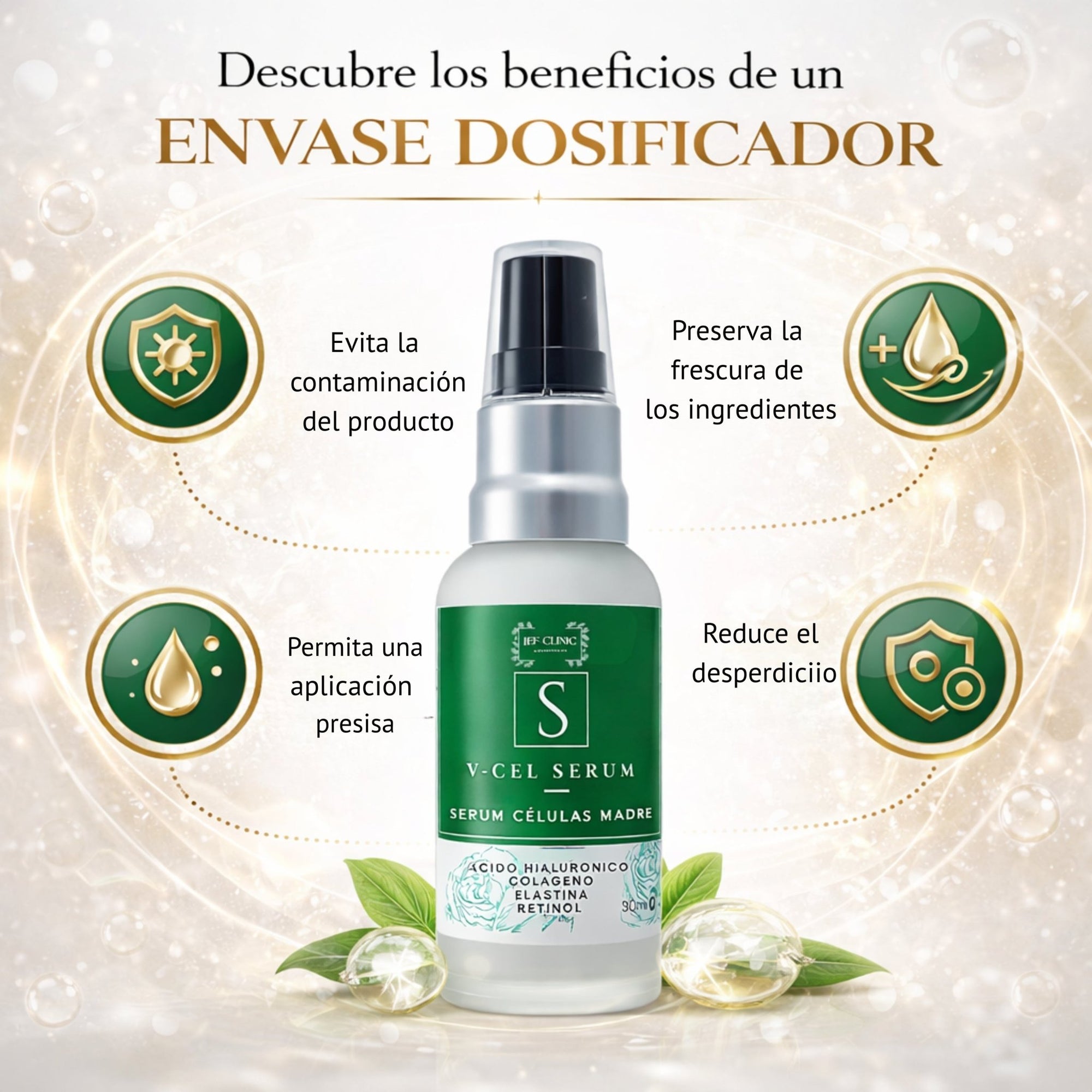 V - CEL SERUM CELULAS MADRE Y PROTECTOR SOLARSerum
