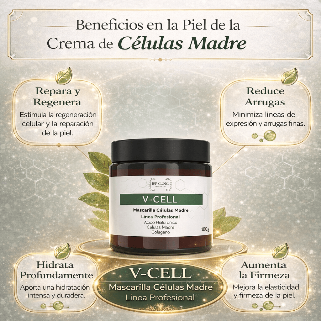 V - CELL MASCARILLA CELULAS MADRECUIDADO DE LA PIEL