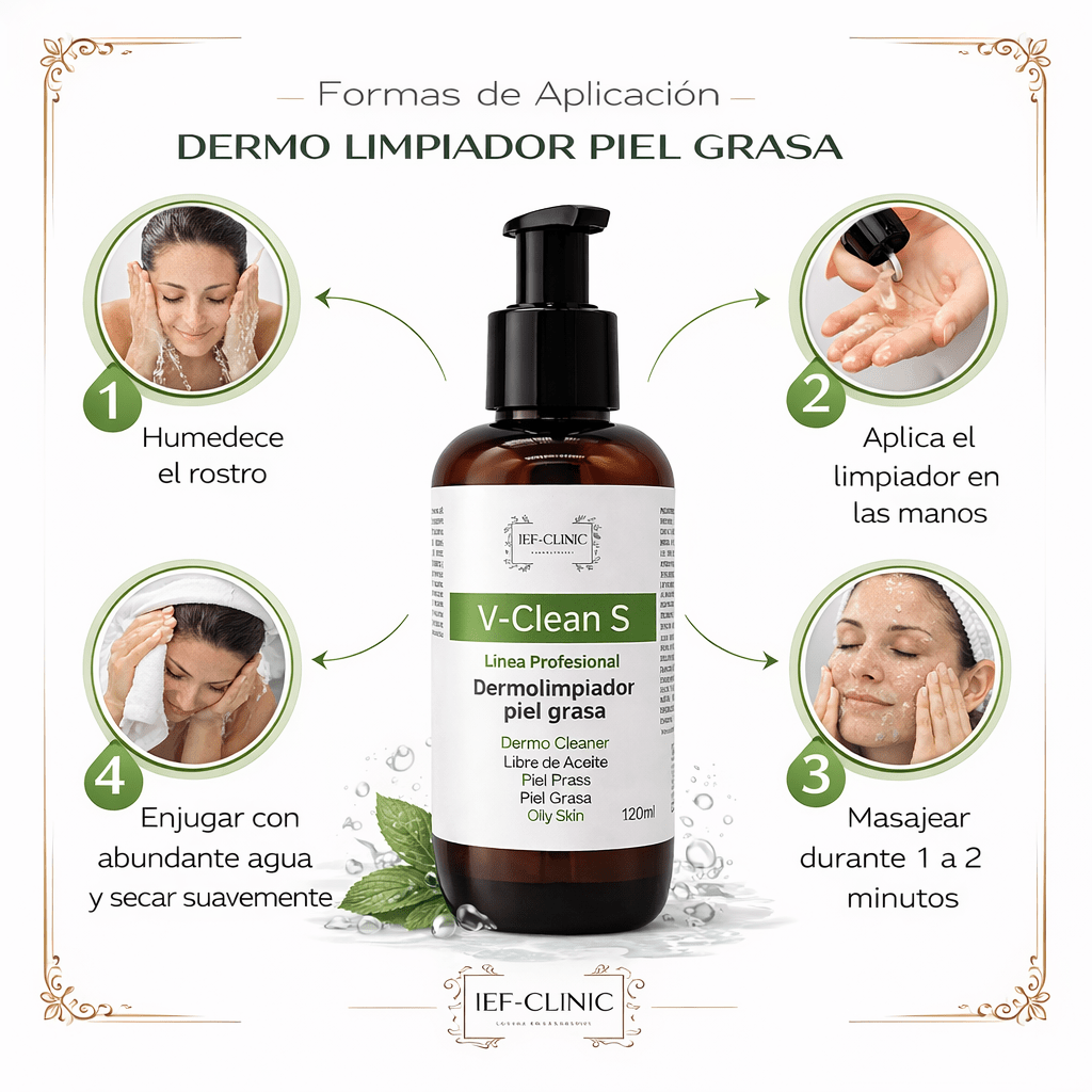 V - CLEAN S DERMOLIMPIADOR PIEL GRASACUIDADO DE LA PIEL