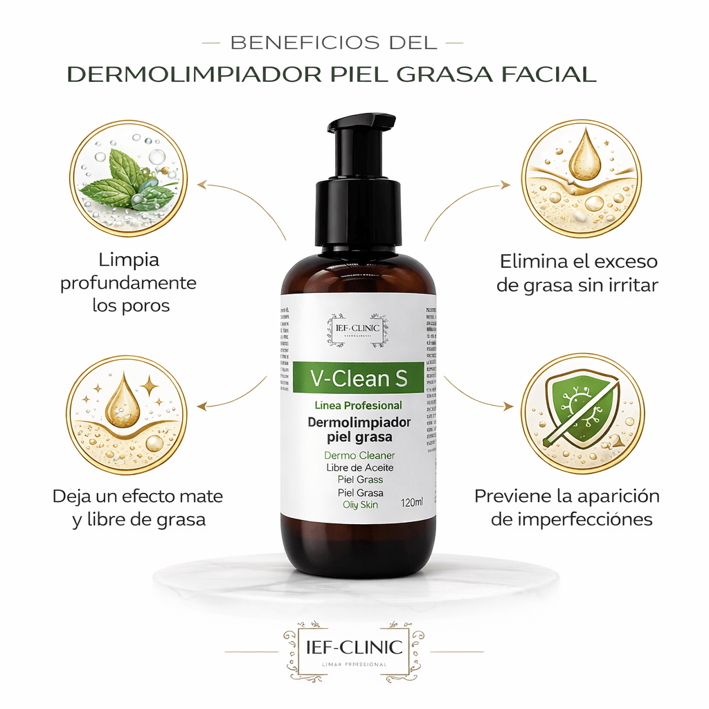 V - CLEAN S DERMOLIMPIADOR PIEL GRASACUIDADO DE LA PIEL