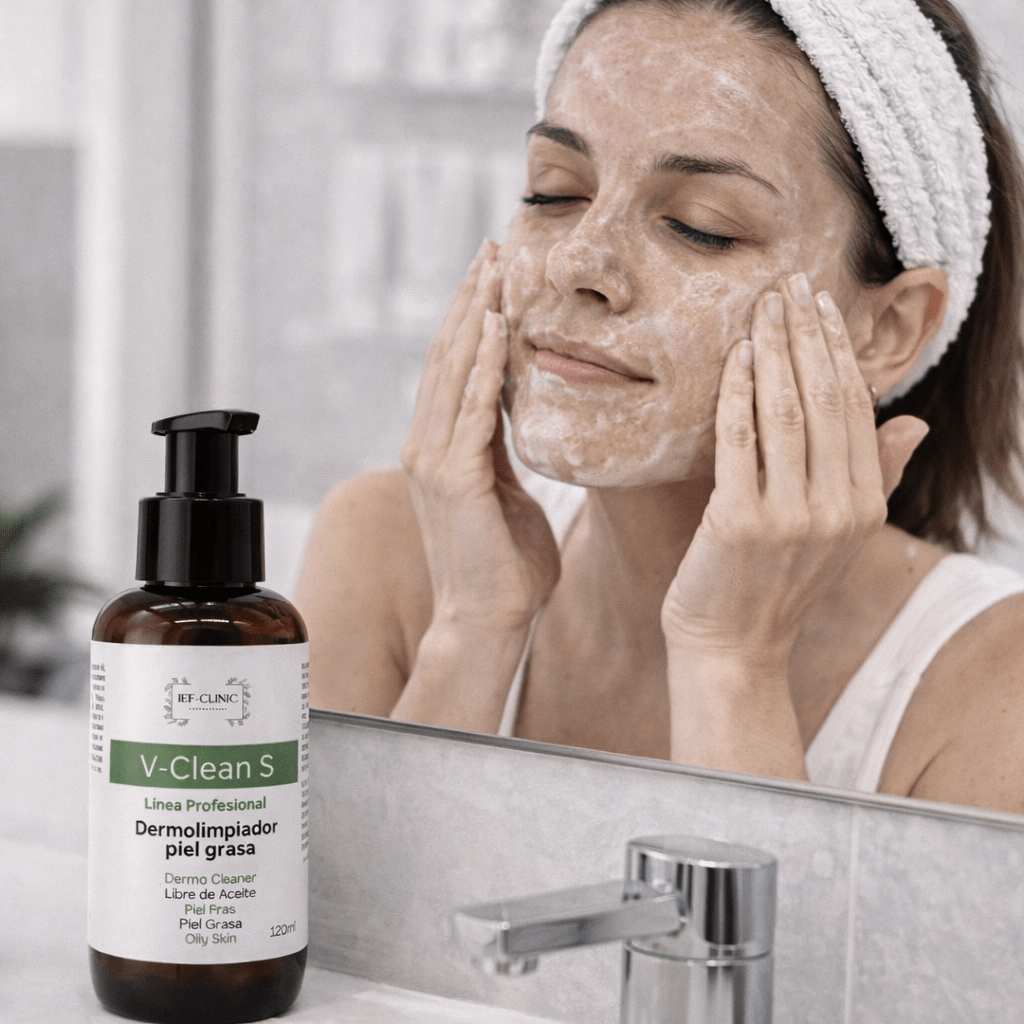V - CLEAN S DERMOLIMPIADOR PIEL GRASACUIDADO DE LA PIEL
