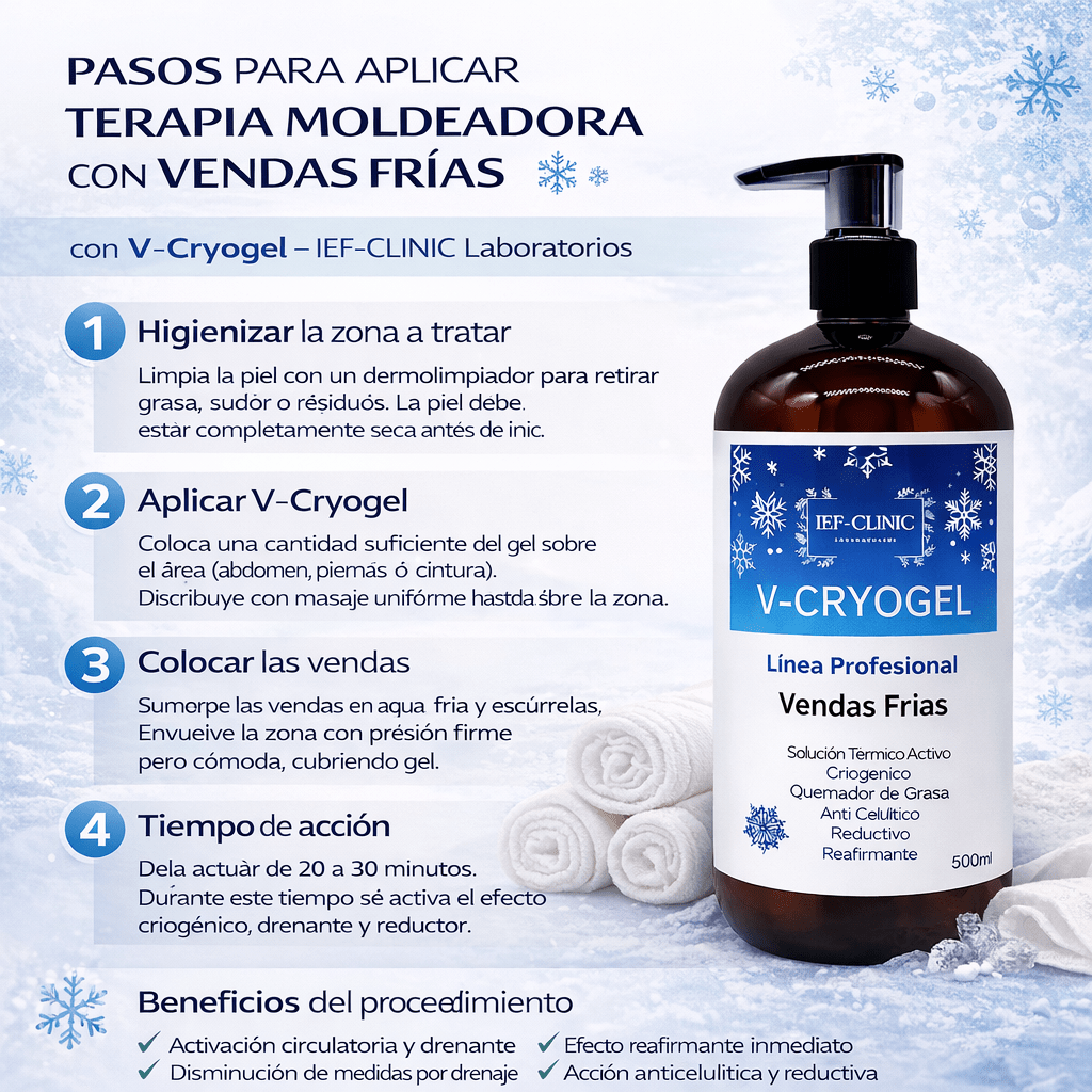 V - CRYOGEL TERAPIA CORPORAL VENDAS FRIASCUIDADO DE LA PIEL