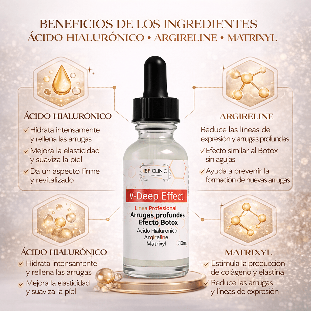 V - DEEP EFFECT SERUM ANTIEDAD CON EFECTO BOTOXCUIDADO DE LA PIEL