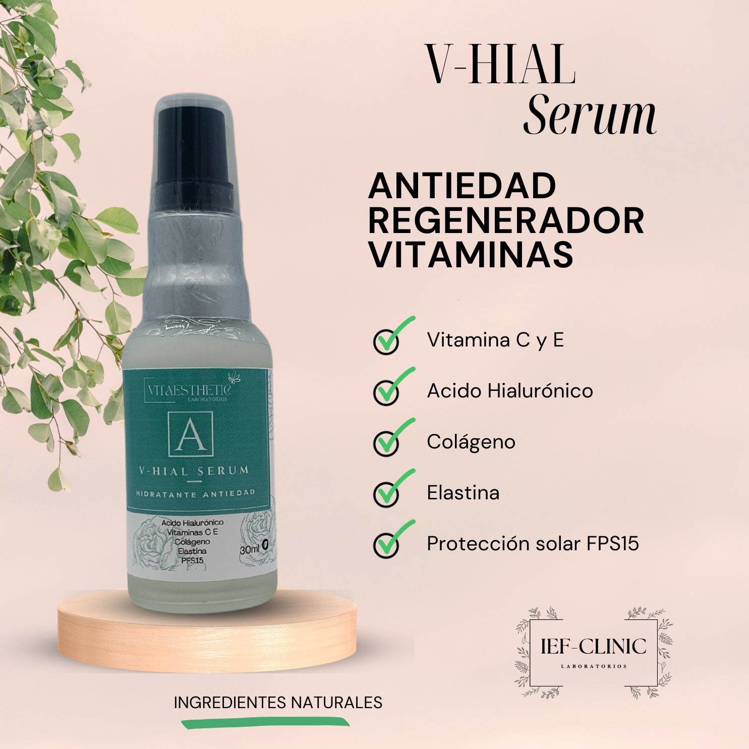 V - HIAL SERUM ANTIEDAD Y PROTECCIÓN SOLARIEF - CLINIC LABORATORIOS