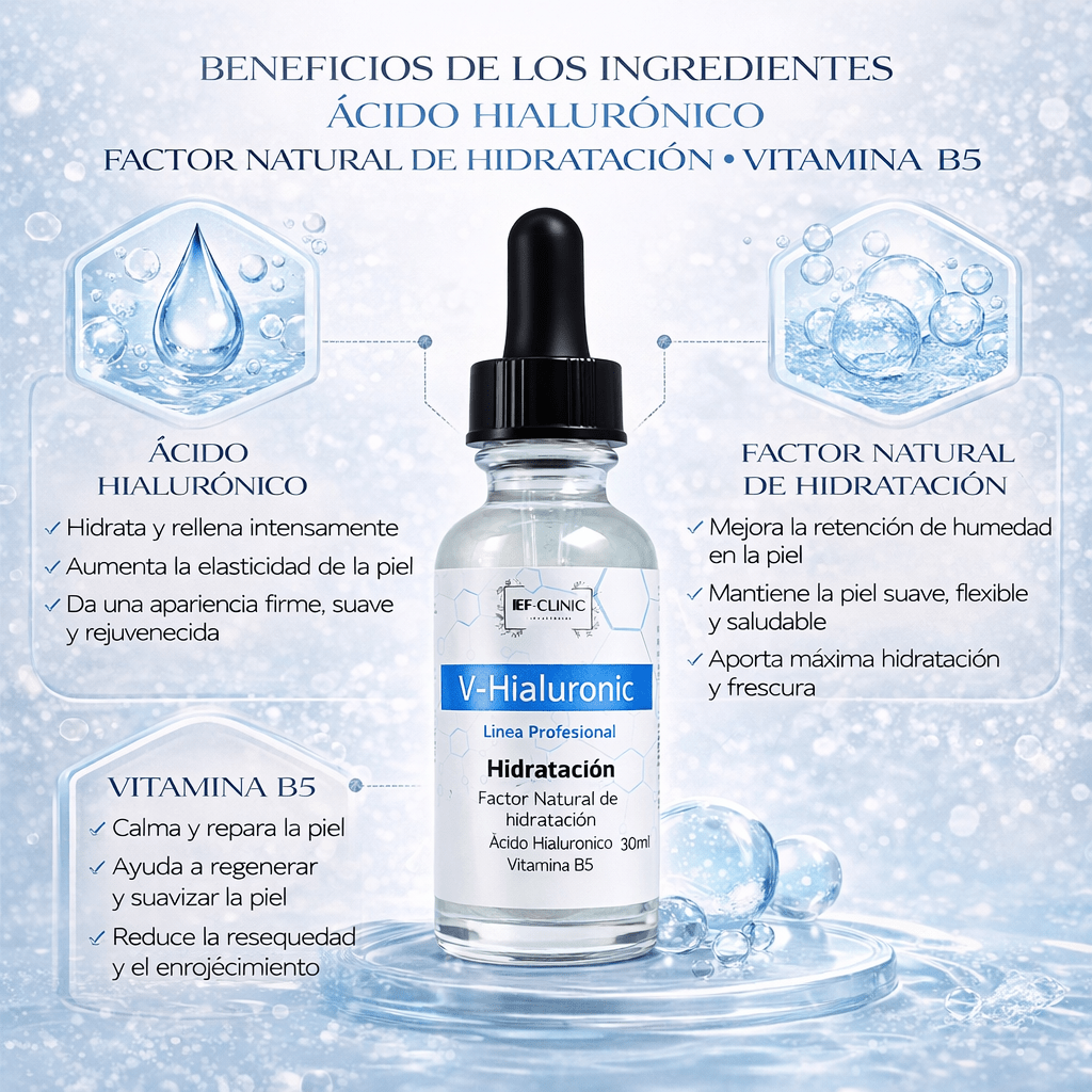 V - HIALURONIC SERUM 30ML HIDRATACION ACIDO HIALURONICOSerum