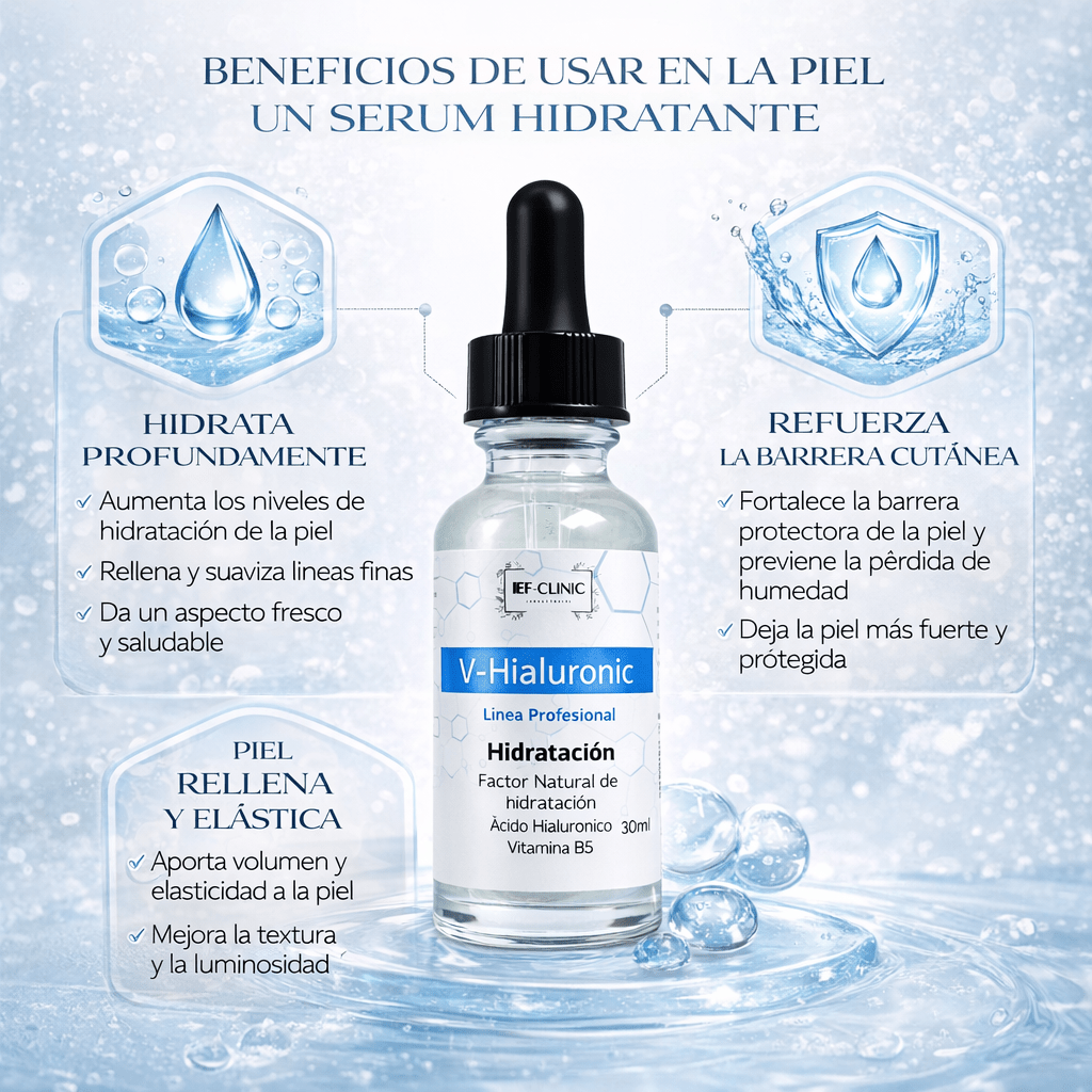 V - HIALURONIC SERUM 30ML HIDRATACION ACIDO HIALURONICOSerum