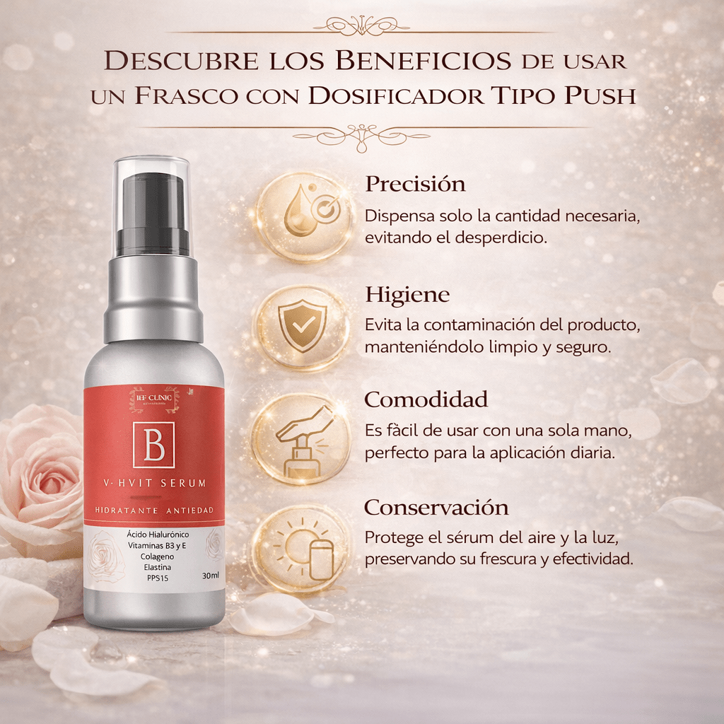 V - HVIT SERUM ANTIEDAD Y PROTECCIÓN SOLAR TODO EN UNOCUIDADO DE LA PIEL