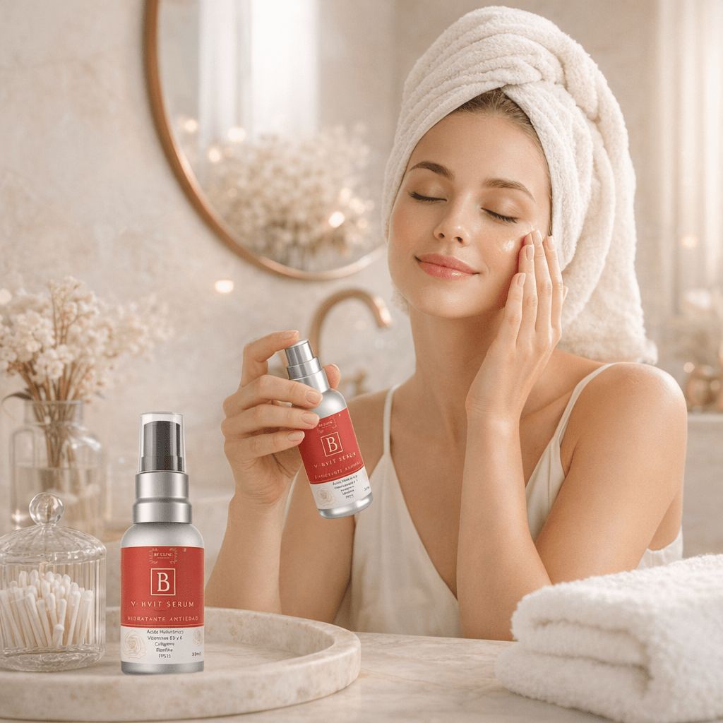 V - HVIT SERUM ANTIEDAD Y PROTECCIÓN SOLAR TODO EN UNOCUIDADO DE LA PIEL