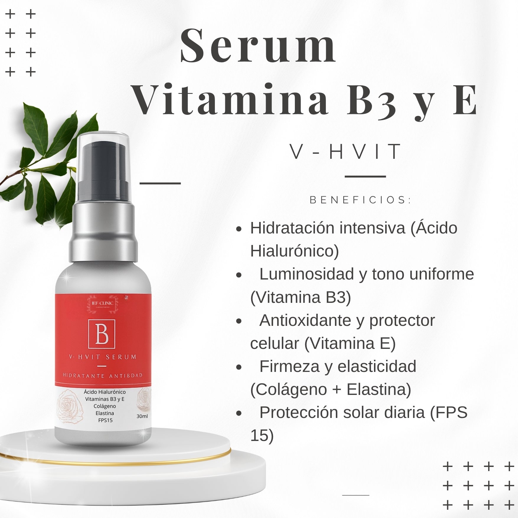 V - HVIT SERUM ANTIEDAD Y PROTECCIÓN SOLAR TODO EN UNOCUIDADO DE LA PIEL