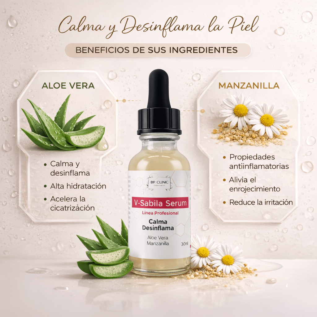 V - SABILA SERUM ALOE VERA MANZANILLASerum