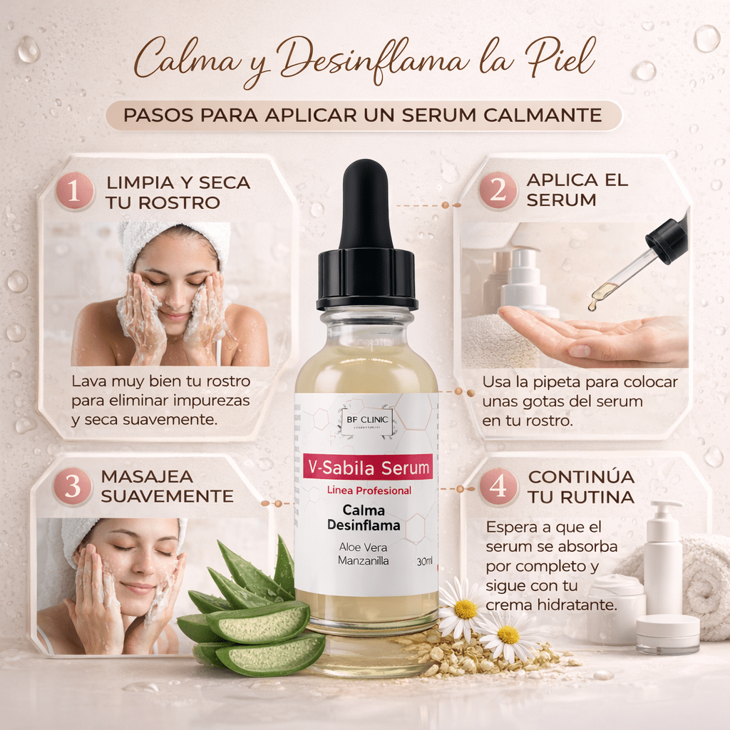 V - SABILA SERUM ALOE VERA MANZANILLASerum