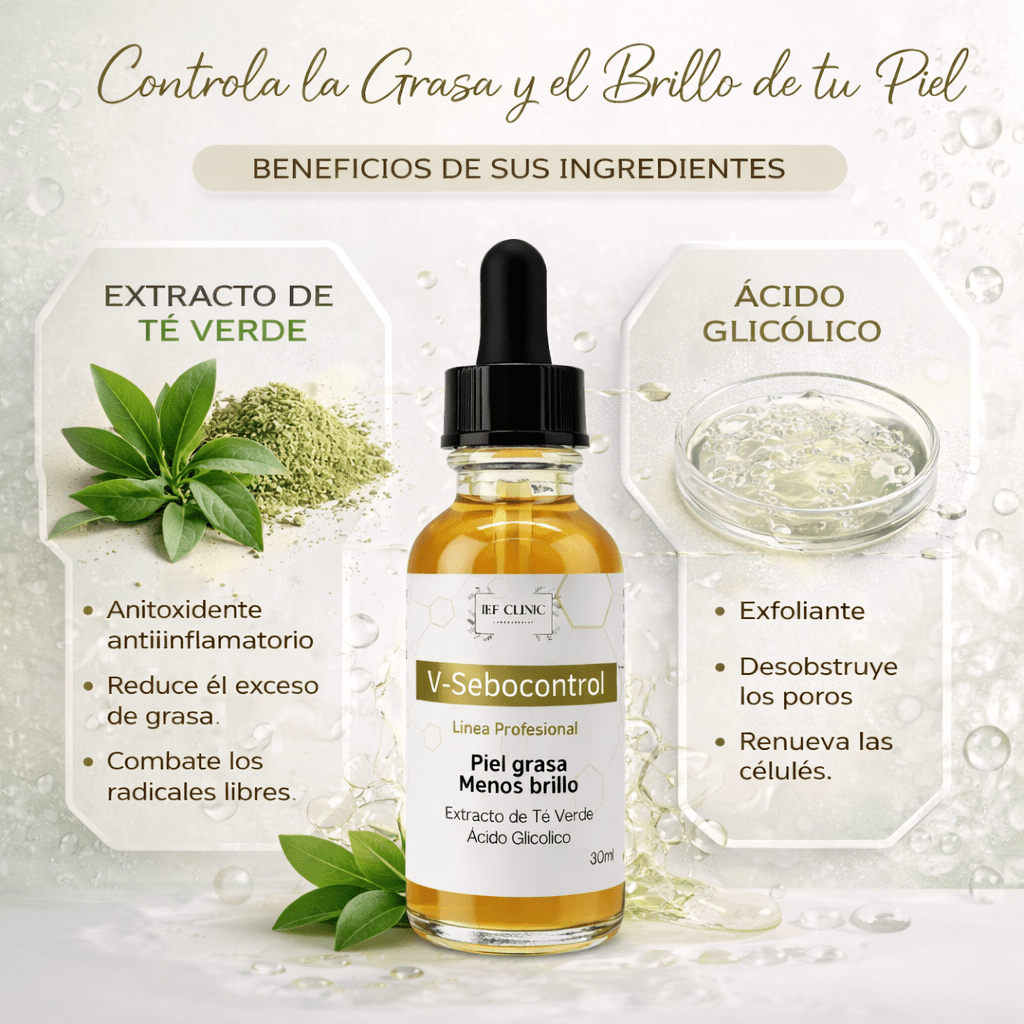 V - SEBOCONTROL SERUM 30ML PIEL GRASACUIDADO DE LA PIEL