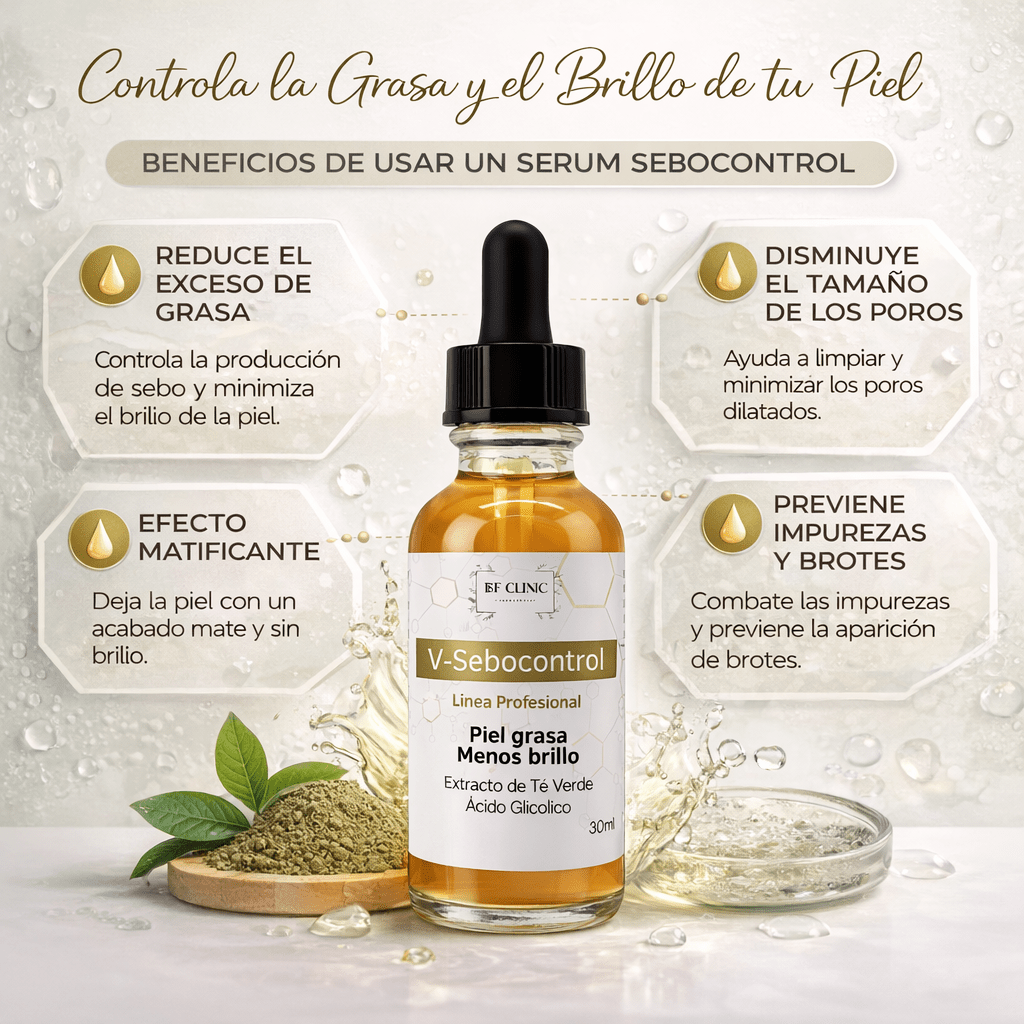 V - SEBOCONTROL SERUM 30ML PIEL GRASACUIDADO DE LA PIEL
