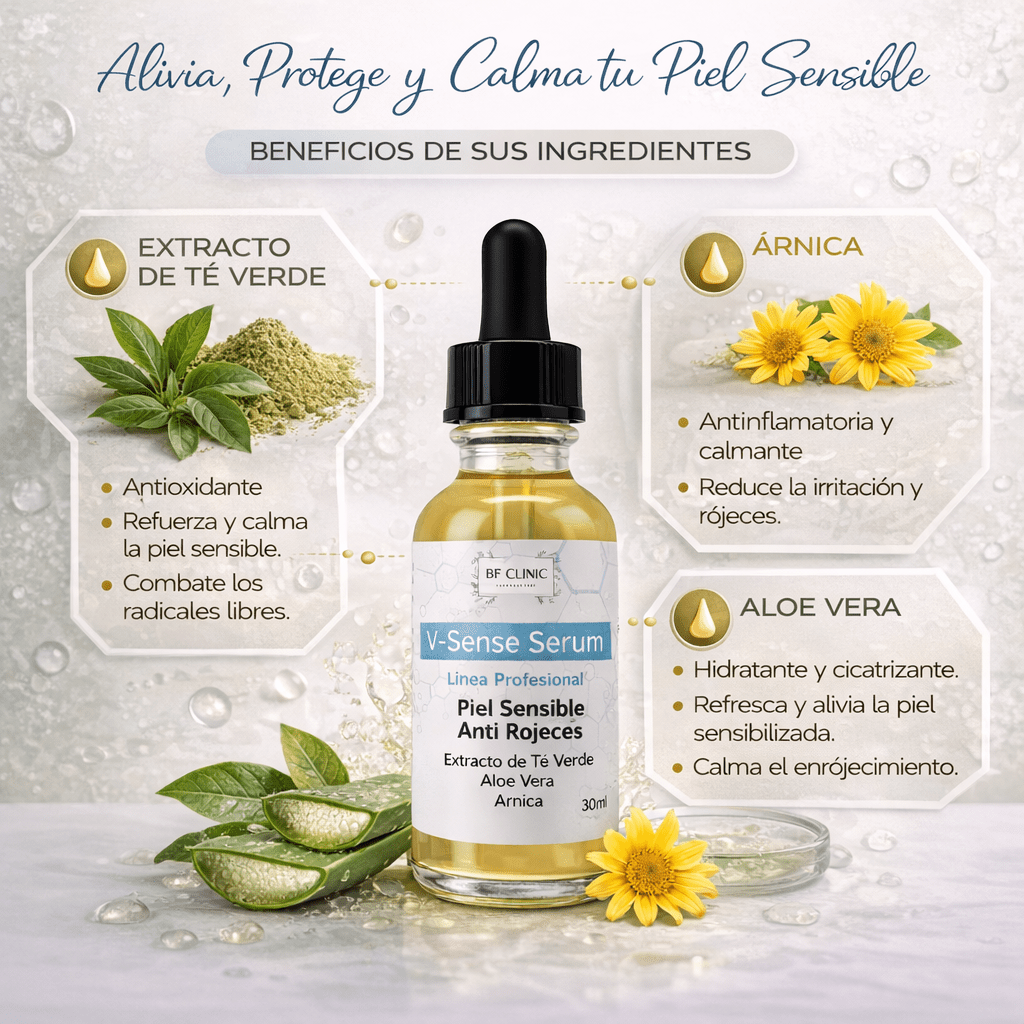 V - SENSE SERUM CALMANTE ANTIROJECES PIEL SENSIBLECUIDADO DE LA PIEL
