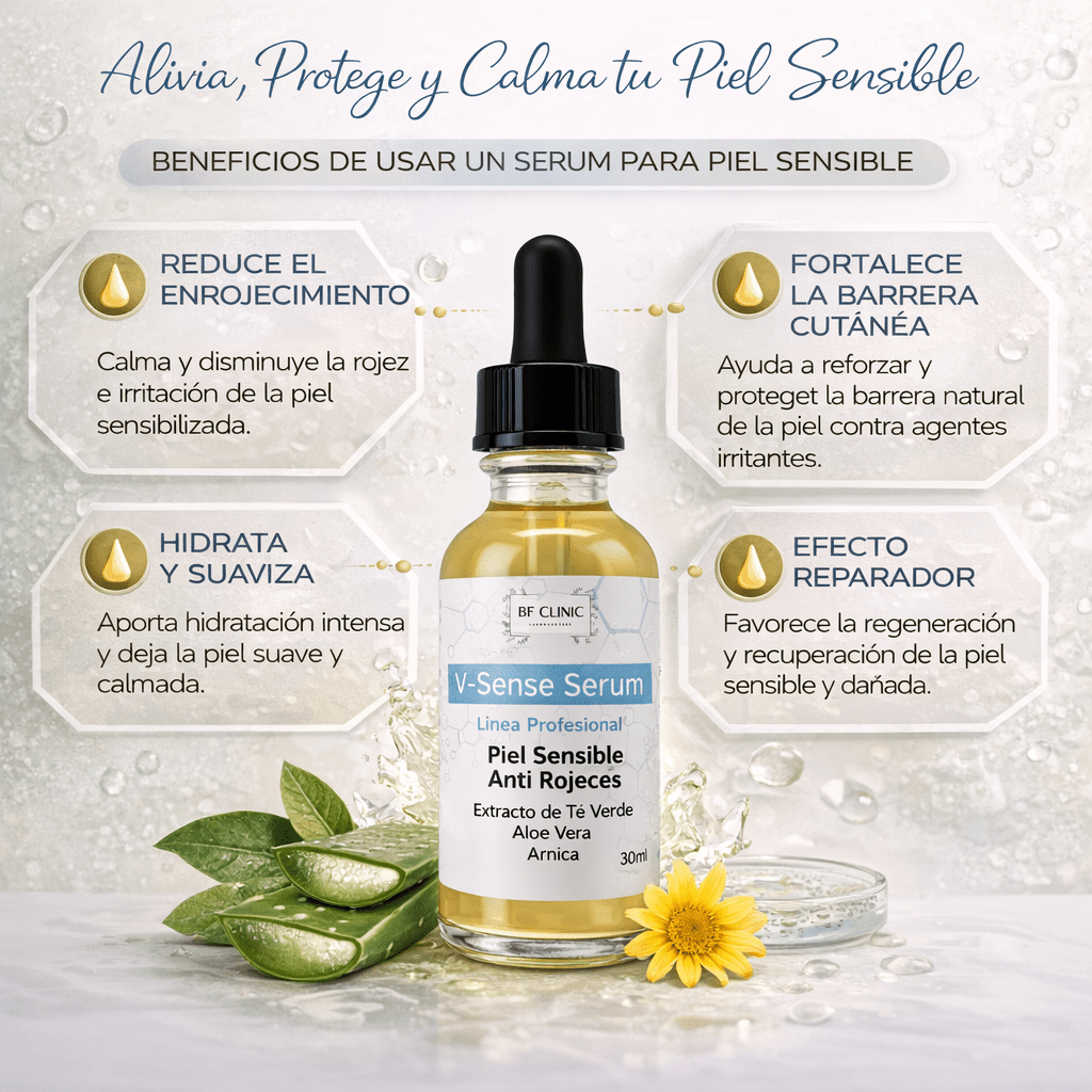 V - SENSE SERUM CALMANTE ANTIROJECES PIEL SENSIBLECUIDADO DE LA PIEL
