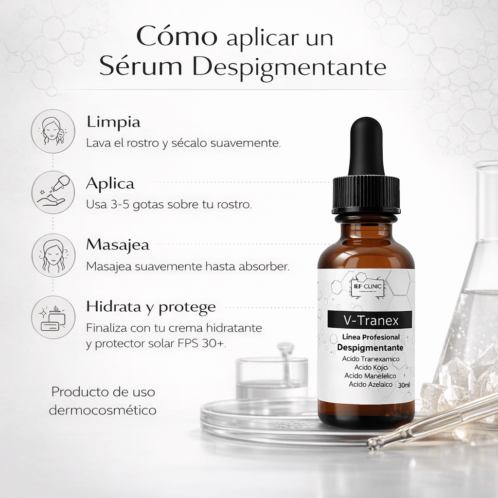 V - TRANEX SERUM DESPIGMENTANTE ACIDO TRAXENAMICOCUIDADO DE LA PIEL