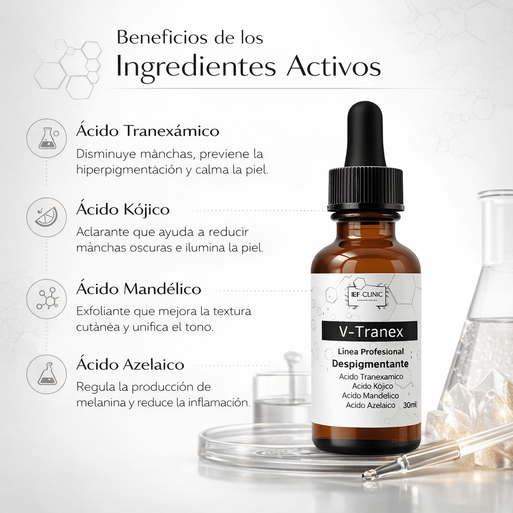 V - TRANEX SERUM DESPIGMENTANTE ACIDO TRAXENAMICOCUIDADO DE LA PIEL