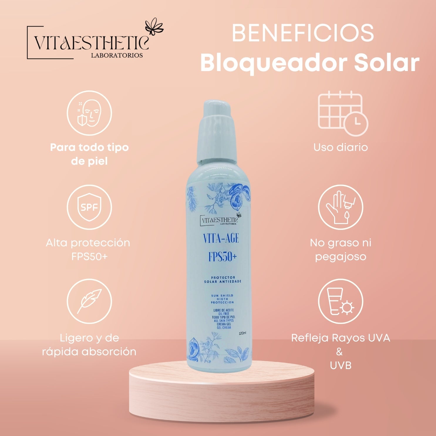 VITA - AGE PROTECTOR SOLAR ANTIEDADIEF - CLINIC LABORATORIOS