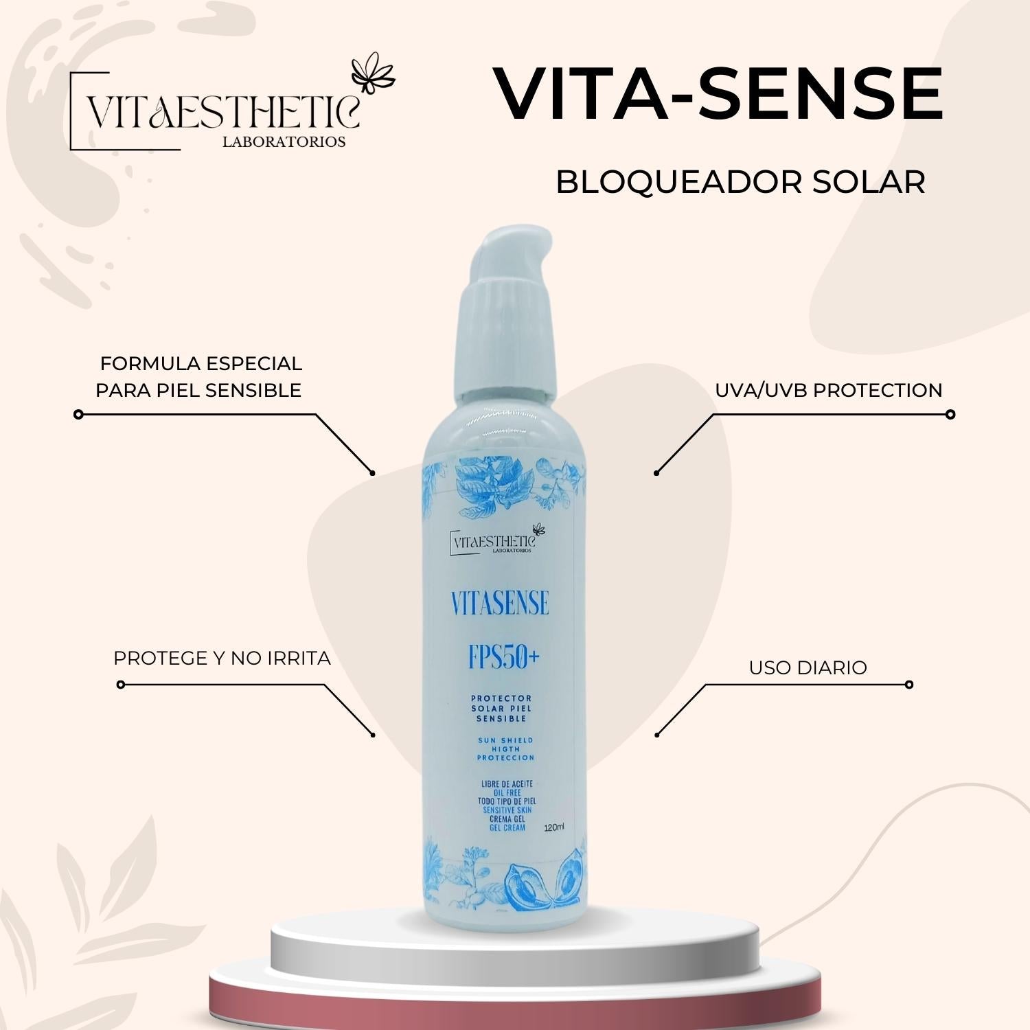 VITA - SENSE PROTECTOR SOLAR PIEL SENSIBLEIEF - CLINIC LABORATORIOS