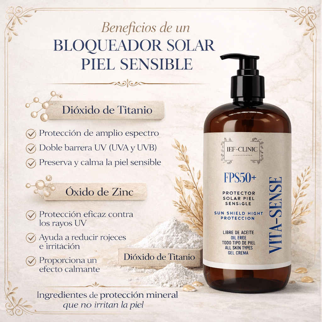 VITA - SENSE PROTECTOR SOLAR PIEL SENSIBLECUIDADO DE LA PIEL