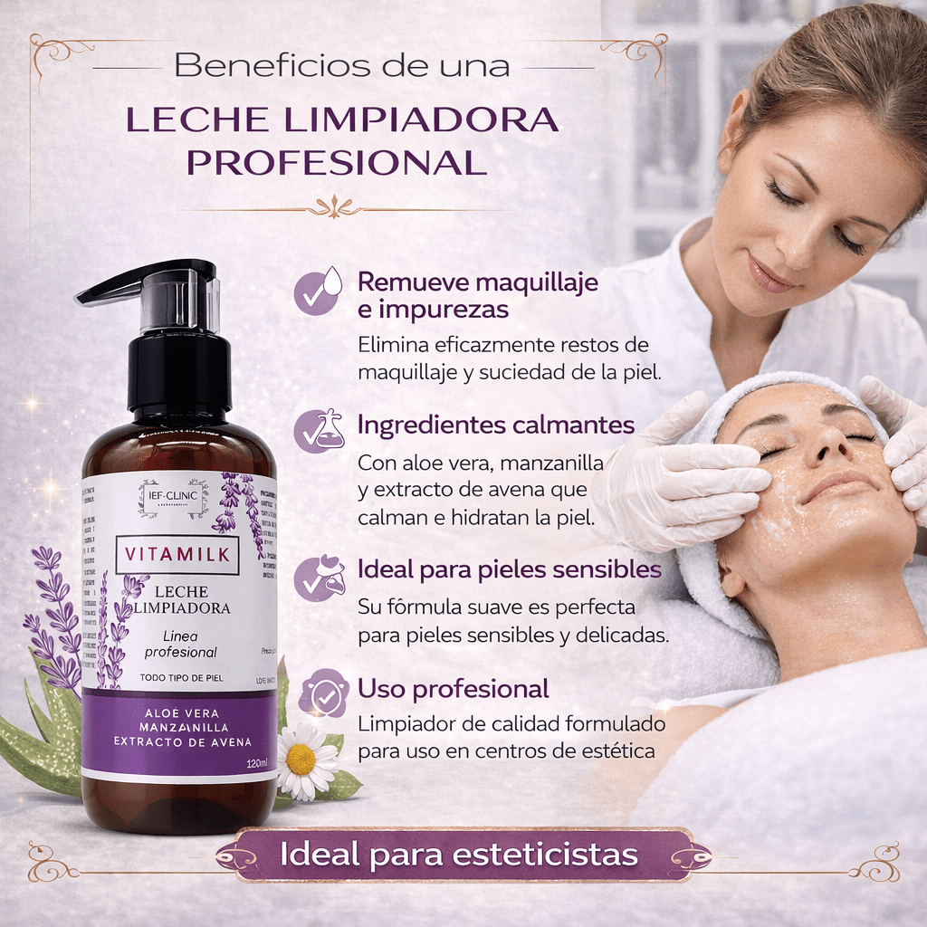 VITAMILK LECHE LIMPIADORA TODO TIPO DE PIEL